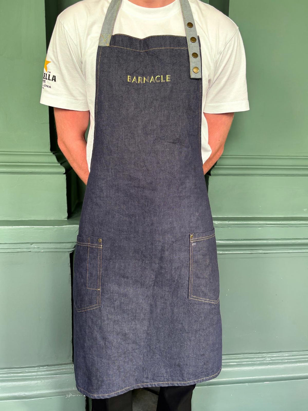 Barnacle Embroidered Apron